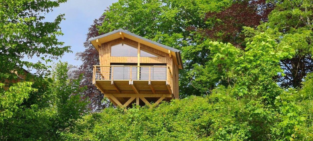 Cabanes Du Domaine Des Fees Dole Bagian luar foto